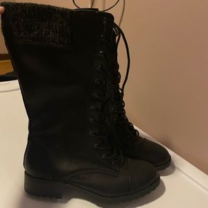 Black Combat Boots